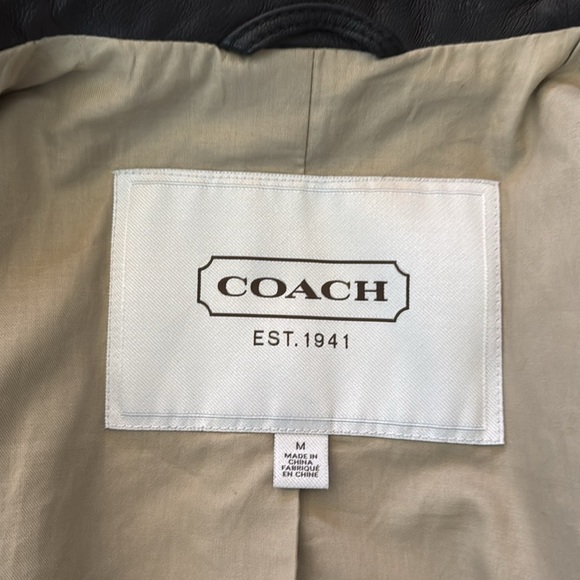 Coach Leather Jacket - Picture 11 of 14